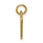 14K Polished Lyre Pendant - Image 2