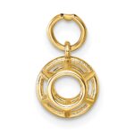 14K Polished Pentagonal Shape Pendant - Image 2