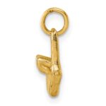 14K American Sign Language Alphabet Fingerspelling Sign L Pendant - Image 2