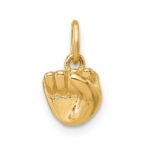 14K American Sign Language Alphabet Fingerspelling Sign S Pendant