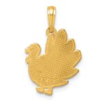 14K Polished Turkey Pendant - Image 3