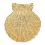 14K Fits Up To 8mm and 10mm Scallop Shell Omega Slide