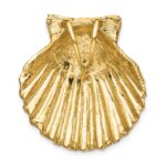 14K Fits Up To 8mm and 10mm Scallop Shell Omega Slide - Image 4