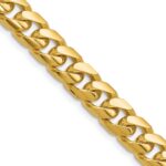 14k 8mm Solid Miami Cuban Chain