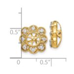 10k Fancy Diamond Earring Jackets - Image 3