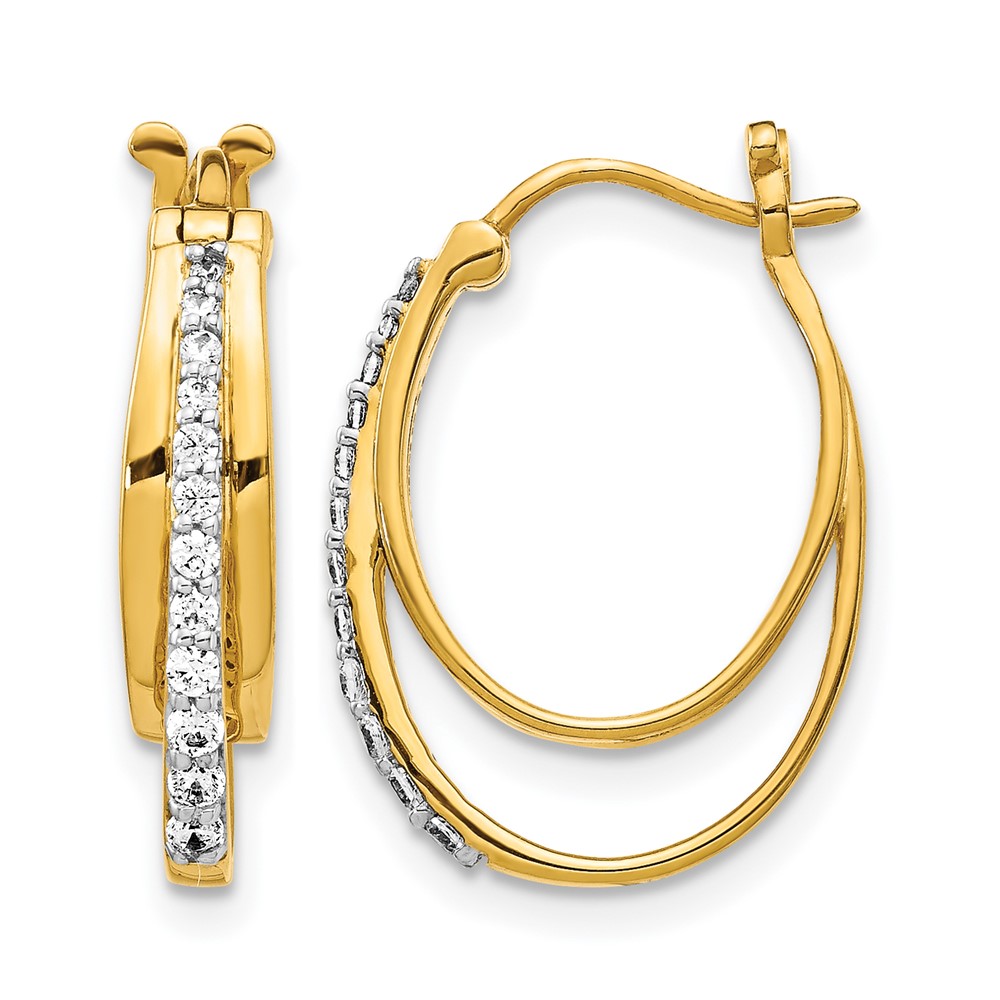 EM4343-025-1YA.jpg 10k Diamond Hoop Earrings - Image 1