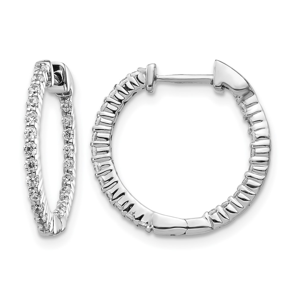 EM5430-050-1WA.jpg 10k White Gold Polished Diamond In/Out Hinged Hoop Earrings - Image 1