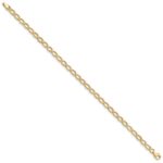 14K Polished Oval Open Link 7.5 inch Bracelet - Image 2