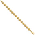 14k Scallop Shell 7 inch Bracelet - Image 2