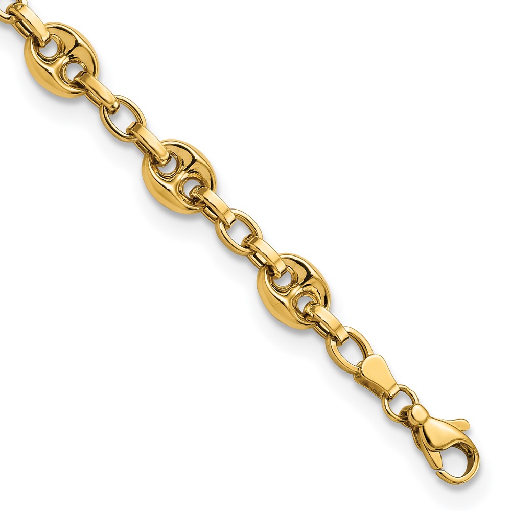 FB1937-7.75.jpg 14K Polished 8.4mm Fancy Anchor/Mariner Link 7.75 inch Bracelet - Image 1