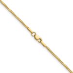 14K 1mm Franco with Lobster Clasp Chain - Image 3