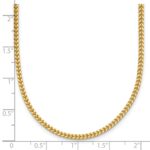 14K 1.4mm Franco with Lobster Clasp Chain - Image 5