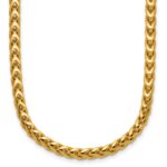 14K 3.7mm Franco with Fancy Lobster Clasp Chain