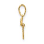 14k Madi K CZ Hearts Dangle Pendant - Image 2