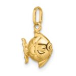 14k Madi K Polished 3-D Fish Pendant - Image 4