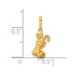 14k Madi K Polished Christmas Stocking with Candy Childrens Charm / Pendant - Image 4