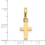 14k Madi K Children's Cross Pendant - Image 3