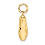 14k 3-D Ballet Slipper Pendant - Image 3