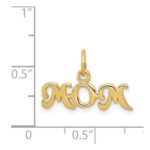 14k MOM Charm - Image 4