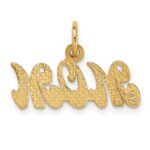 14k MOM Charm - Image 4