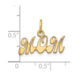 14k MOM Charm - Image 3