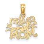 14K SWIM MOM with Swimmer Charm - Image 4