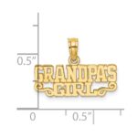 14k GRANDPAS GIRL Charm - Image 3