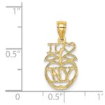 14K I HEART NY Apple Charm - Image 4