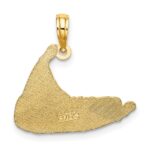 14k NANTUCKET Map Charm - Image 4