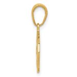 14k FIRE DEPT Shield Pendant - Image 2