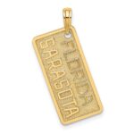 14k FLORIDA SARASOTA License Plate Charm