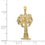 14k Palm Tree Pendant - Image 4