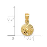 14K Sand Dollar Pendant - Image 4