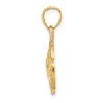 14K Sand Dollar Pendant - Image 2