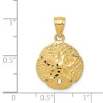 14k Sand Dollar Pendant - Image 4