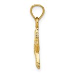 14K Diamond-cut Starfish Pendant - Image 2