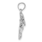 14K White Gold Double Manatee Pendant - Image 2