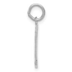 14k White Gold Christmas Stocking Charm - Image 2