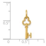 14k Key Letter H Initial Charm - Image 4