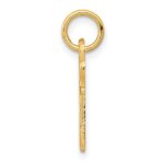 14k Key Letter I Initial Charm - Image 2
