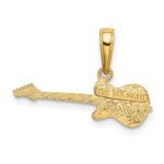 14k Electric Guitar Pendant - Image 3