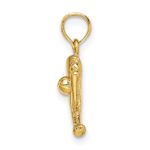 14K Baseball/Bat/Glove Charm - Image 2