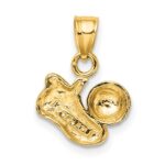 14k Soccer Ball with Shoe Charm - Image 4