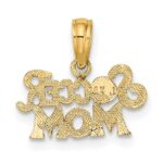 14K SOCCER MOM Charm - Image 4