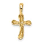 14k Small Freeform Cross - Image 3