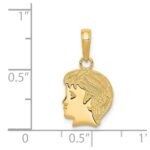 14k Boy charm - Image 4