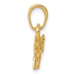 14k Polished Elephant Charm - Image 2