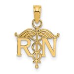 14k RN Registered Nurse Pendant