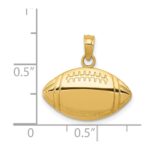 14k Football Charm - Image 4