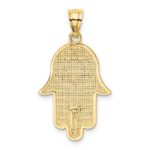 14k Hamsa with Star of David Charm - Image 3